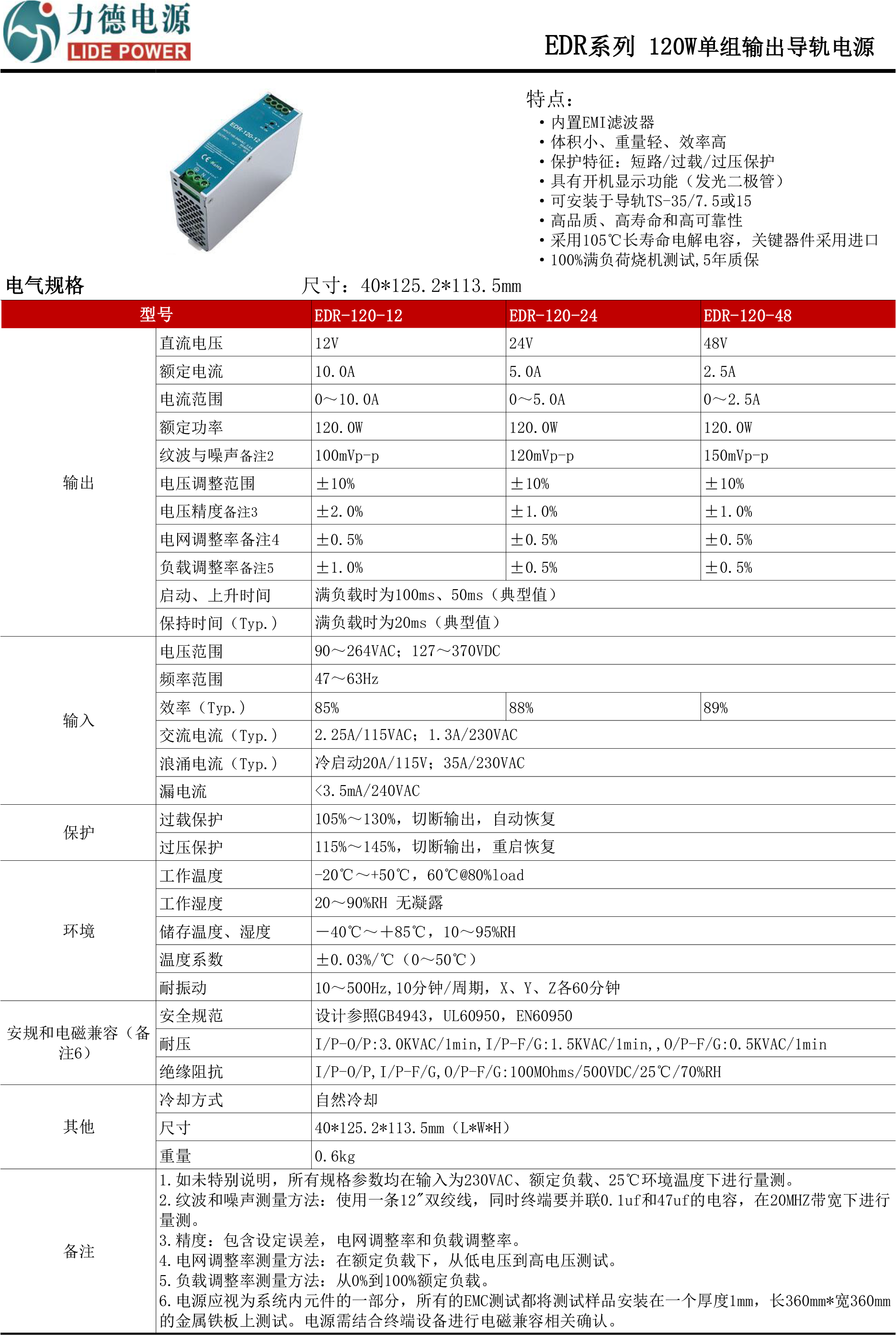 EDR-120技术参数.png